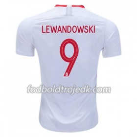 Polen VM 2018 Robert Lewandowski 9 Hjemme - Fodboldtrøjer(S/S)